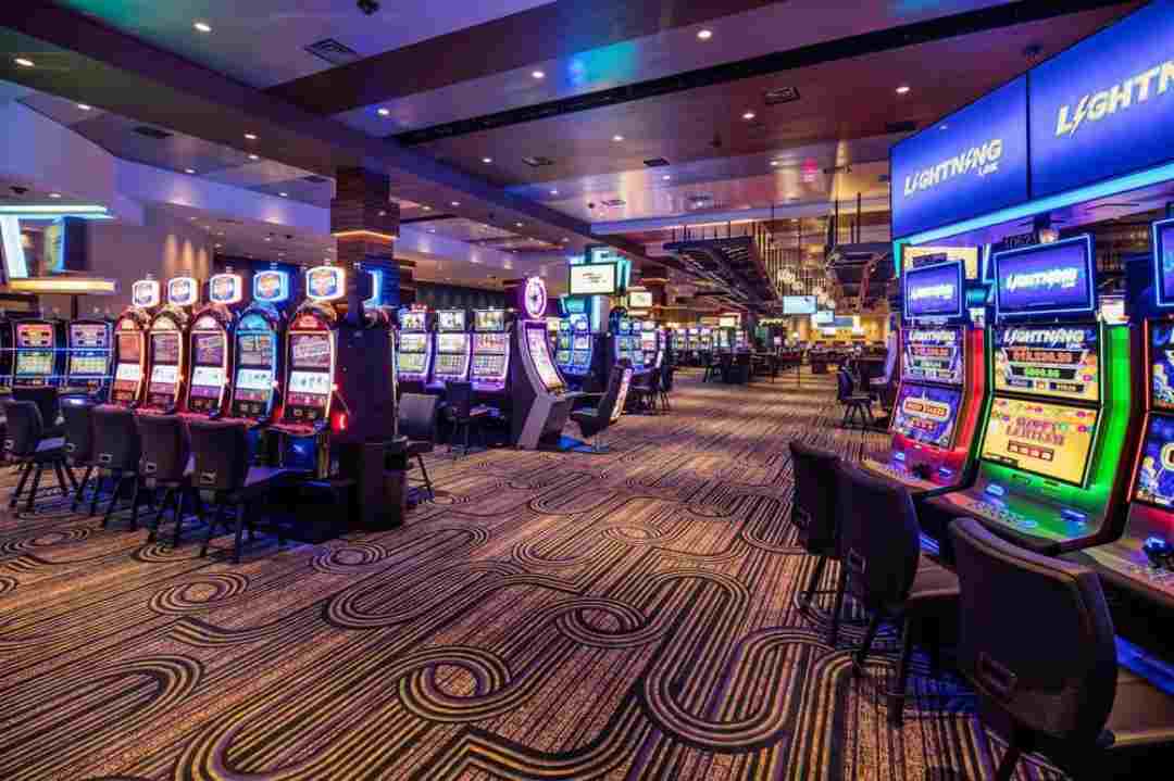 Dàn máy đánh bạc Slot Machine hiện đại tại Naga World