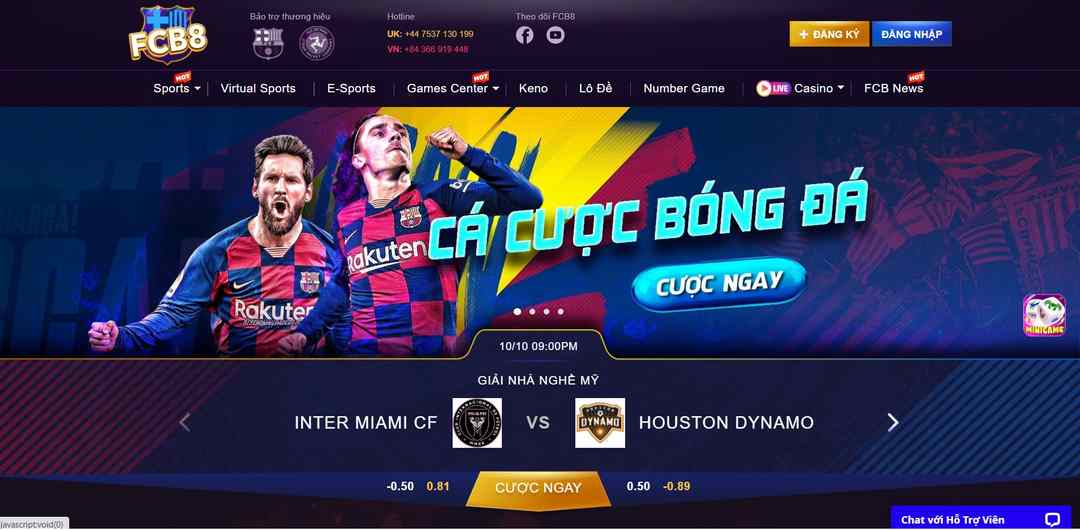 Kèo cược được xây dựng đa phong cách của Fcb8