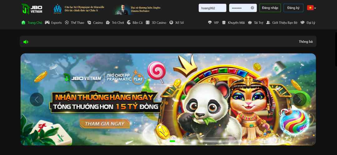 Sảnh casino đầy đủ các sản phẩm game bài