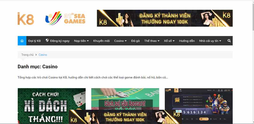 Chơi game bất tận tại cổng game K8 