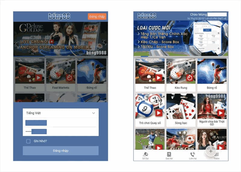 App Bong88 giúp thành viên tham gia cá cược nhanh chóng, tiện lợi